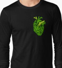 Cannabis Heart Long Sleeve T-Shirt