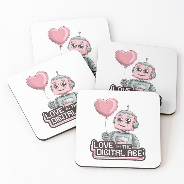 Item preview, Robot’s Love Story designed and sold by Dazzle-Sizzle.
