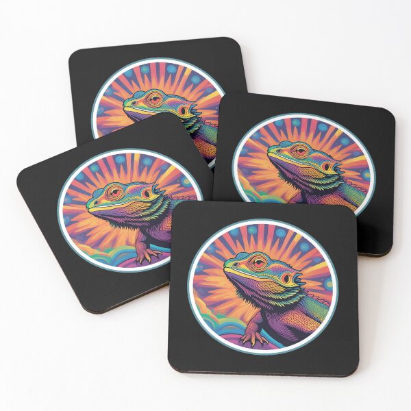 Item preview, Psychedelic Bearded Dragon  designed and sold by HinsonCreations.