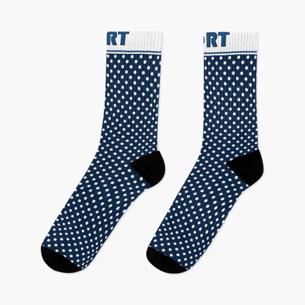Item preview, Dark blue background with white polka dots designed and sold by fuzzyfox.
