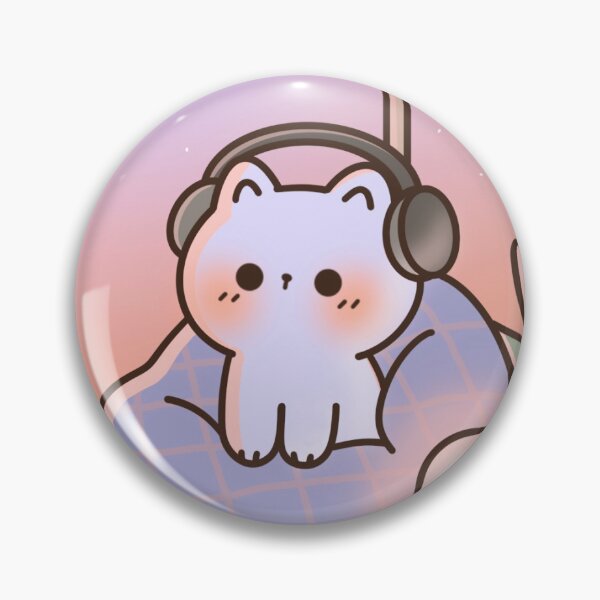 Item preview, Cozy Lofi Cat in  Sunset, Chill music, Kitten Lo-fi designed and sold by millistudio.