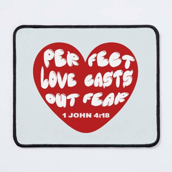 Item preview, Christian Bible Verse - 1 John 4:18 designed and sold by JDJDesignCo.