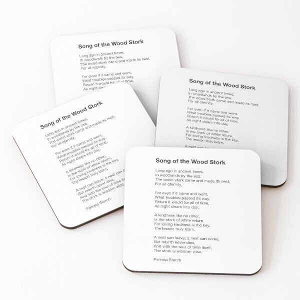 Item preview, Song of the Wood Stork Poem designed and sold by Pamela Storch.