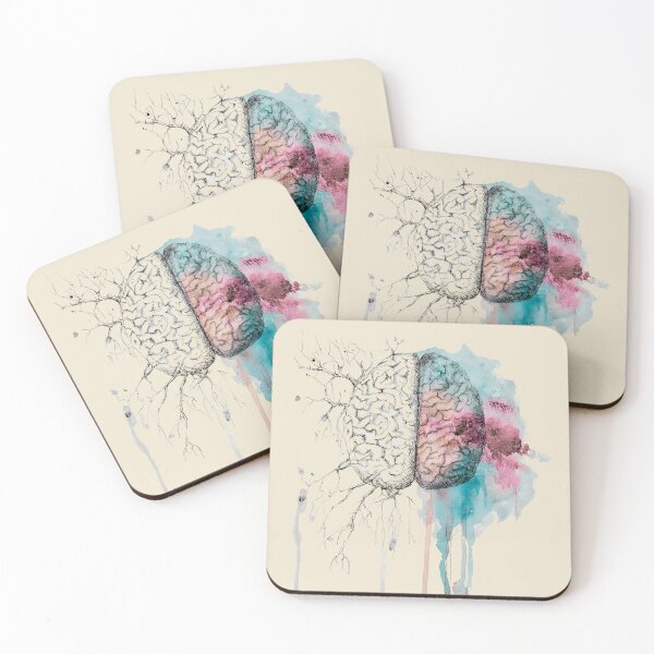 Item preview, Art for Brains, Brains for Hearts - Watercolour, Pen & Ink designed and sold by art&soul.
