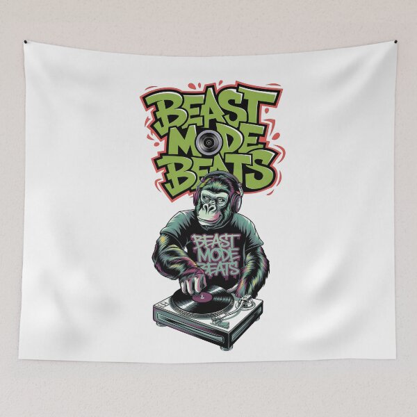 Item preview, Gorilla DJ in Beast Mode designed and sold by Dazzle-Sizzle.