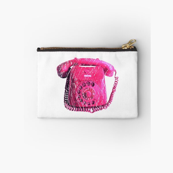 Item preview, Pink retro distressed dial phone designed and sold by suekieper.