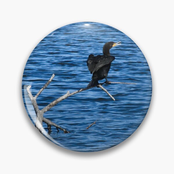 Item preview, Double Crested Cormorant by the River designed and sold by richardbryce.