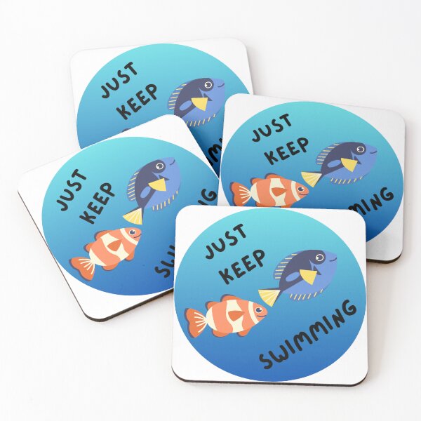 Item preview, Just Keep Swimming designed and sold by karakreatesherself.