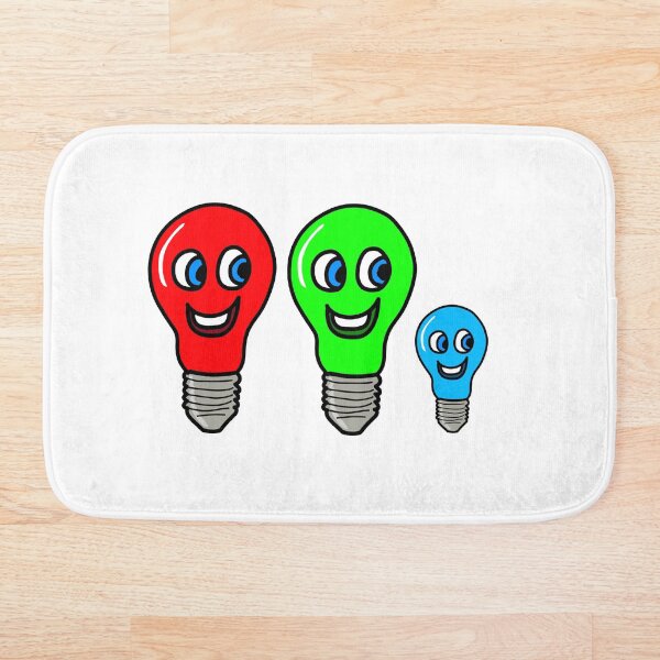 Item preview, Familia de bombillas de ideas productivas designed and sold by GetContented.