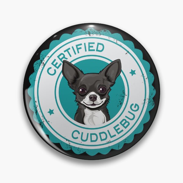 Item preview, Chihuahua -  Black and White - 'Cuddlebug' designed and sold by wotsthis.