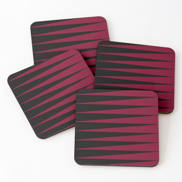 Item preview, Wonky Stripes Red and Black  designed and sold by BubbleGalaxy.