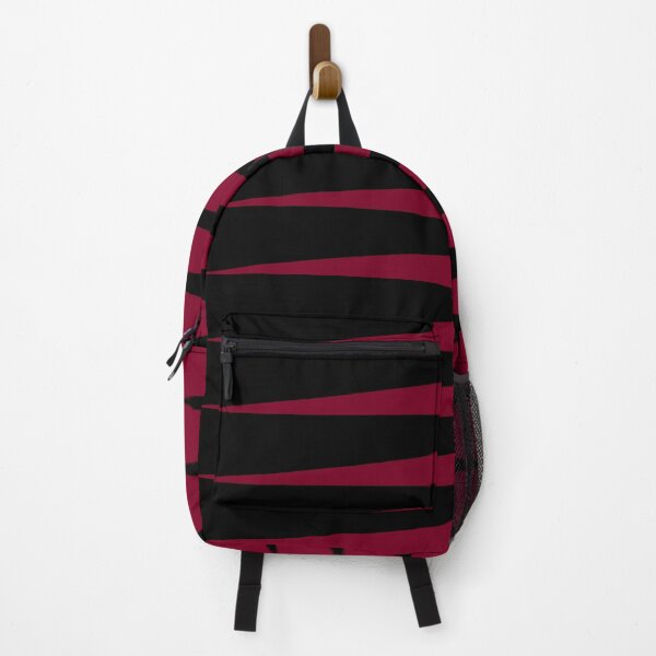 Item preview, Wonky Stripes Red and Black designed and sold by BubbleGalaxy.