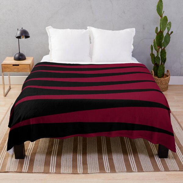 Item preview, Wonky Stripes Red and Black designed and sold by BubbleGalaxy.