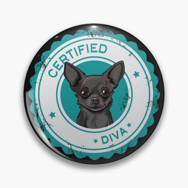 Item preview, Chihuahua -  Black - 'Diva' designed and sold by wotsthis.