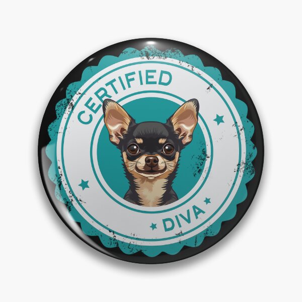Item preview, Chihuahua -  Black and Tan - 'Diva' designed and sold by wotsthis.