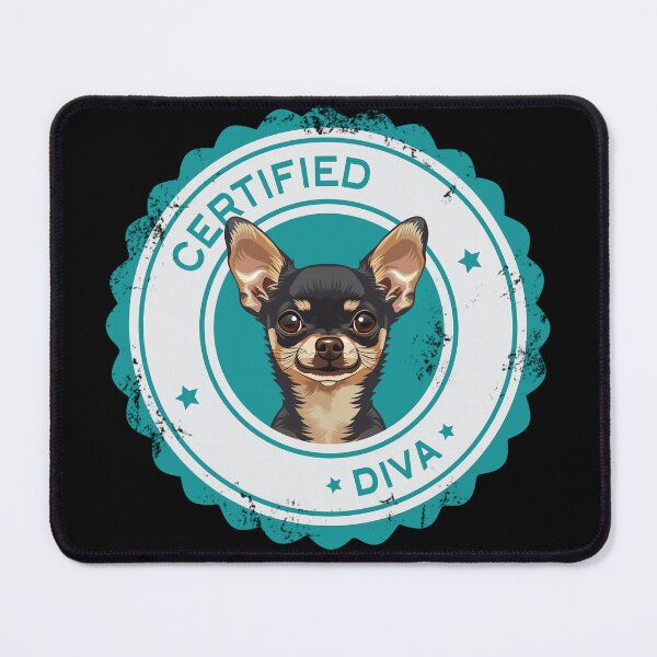 Item preview, Chihuahua -  Black and Tan - 'Diva' designed and sold by wotsthis.