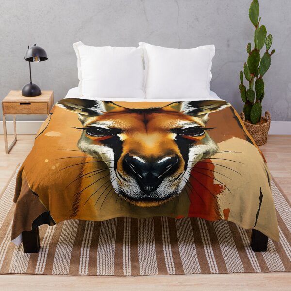 Item preview, Majestic Kangaroo Portrait – Aussie Wildlife Art designed and sold by WildlifeInc.