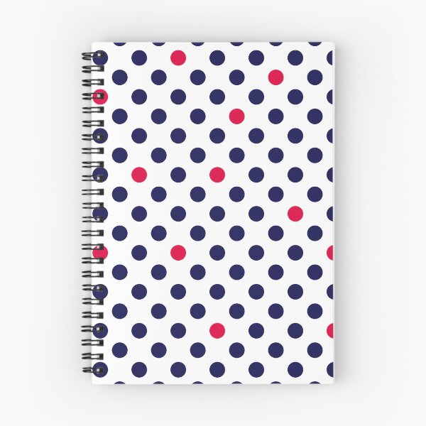 Item preview, Red blue polka dot  designed and sold by fuzzyfox.