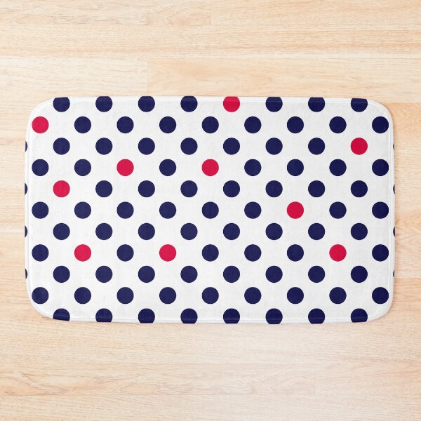 Item preview, Red blue polka dot  designed and sold by fuzzyfox.
