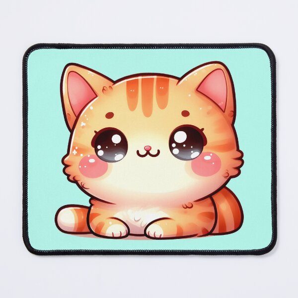 Item preview, Super Cute and Adorable Kawaii Orange Tabby Kitty designed and sold by AnmitsuArt.
