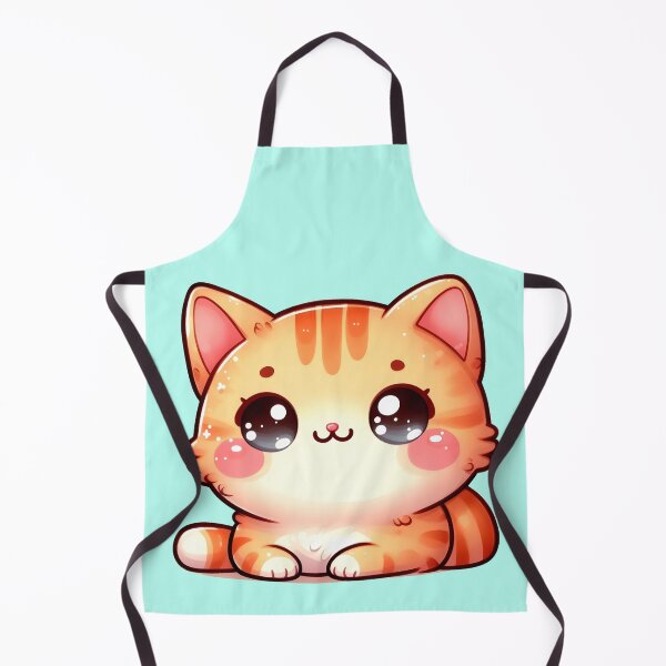 Item preview, Super Cute and Adorable Kawaii Orange Tabby Kitty designed and sold by AnmitsuArt.