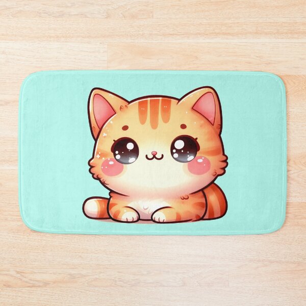 Item preview, Super Cute and Adorable Kawaii Orange Tabby Kitty designed and sold by AnmitsuArt.