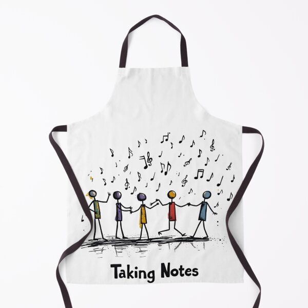 Item preview, Funny Music Art Taking Notes Funny Musical Notes symbol  designed and sold by ArtFromBeyond.
