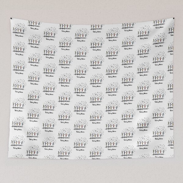 Item preview, Funny Music Art Taking Notes Funny Musical Notes symbol  designed and sold by ArtFromBeyond.