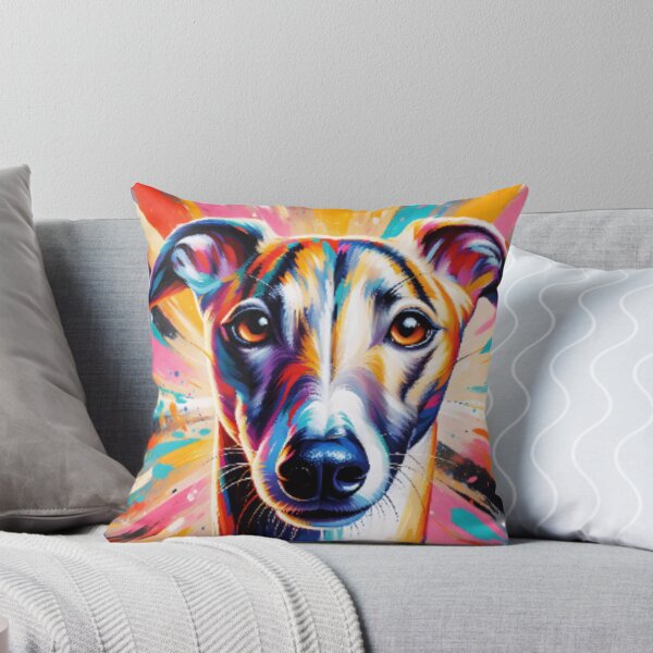 Item preview, Colorful Whippet Art  designed and sold by ChaosReigns91.