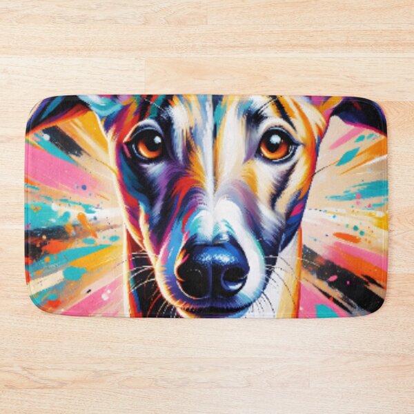 Artikelvorschau, Colorful Whippet Art  entworfen und verkauft von ChaosReigns91.