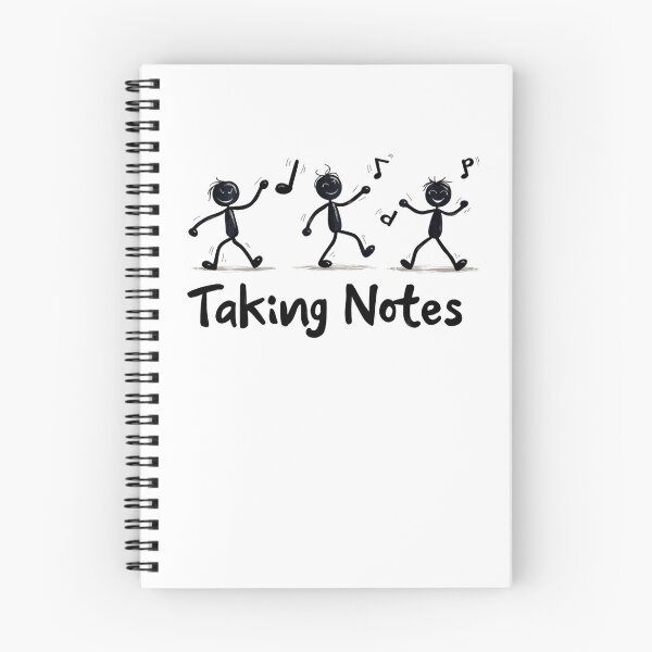 Item preview, Funny Music Art Taking Notes Funny Musical Notes symbol  designed and sold by ArtFromBeyond.