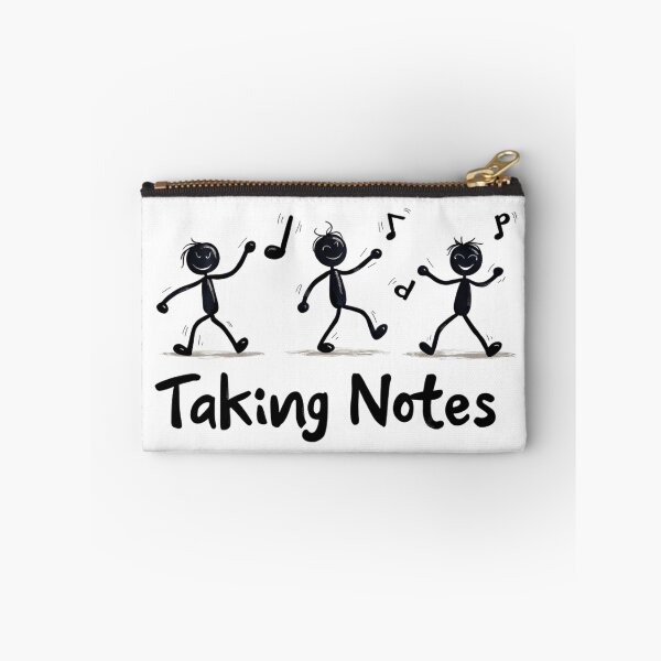 Item preview, Funny Music Art Taking Notes Funny Musical Notes symbol  designed and sold by ArtFromBeyond.