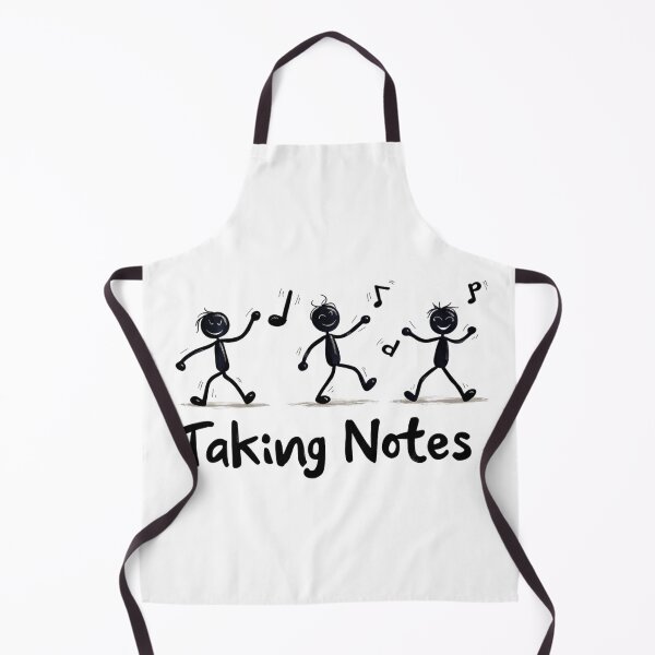 Item preview, Funny Music Art Taking Notes Funny Musical Notes symbol  designed and sold by ArtFromBeyond.