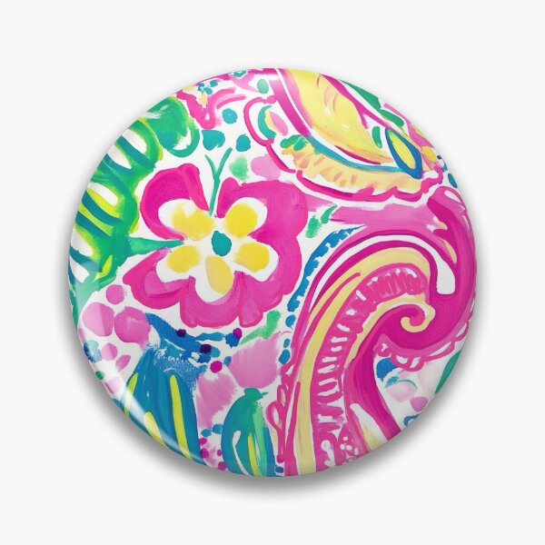 Item preview, Preppy paisley and flowers markers drawing designed and sold by SophieClimaArt.