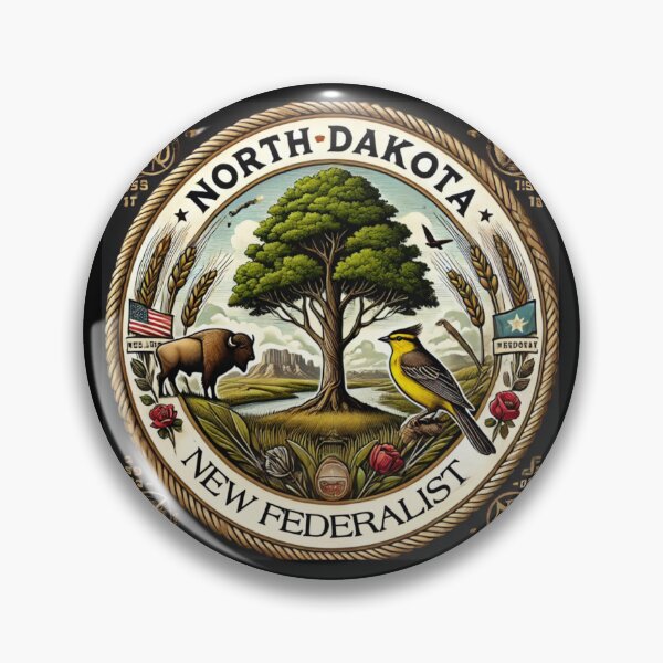 Item preview, North Dakota New Federalist  designed and sold by CroakysCorner.