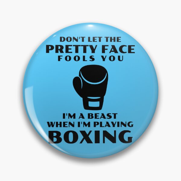Item preview, Don't Let the pretty face fools you I'm beast when playing Boxing designed and sold by 87-Aesthetics.