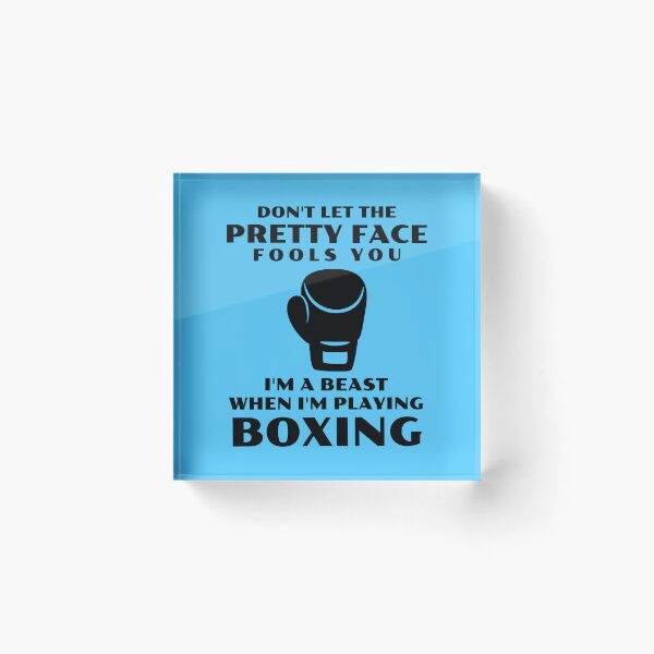 Item preview, Don't Let the pretty face fools you I'm beast when playing Boxing designed and sold by 87-Aesthetics.