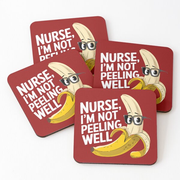 Item preview, Funny Nurse Banana Pun, Not Peeling Well designed and sold by Bliss Find And Design.