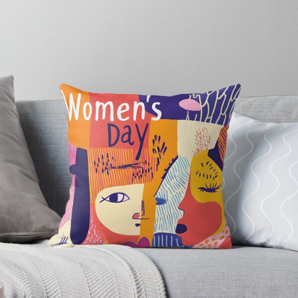 Item preview, Celebrating Strength and Diversity - Abstract Female Faces Intertwined with Dynamic Patterns, Radiating Empowerment and Unity designed and sold by OlfactoART Studio.