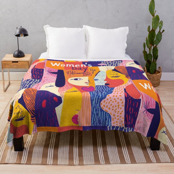 Item preview, Celebrating Strength and Diversity - Abstract Female Faces Intertwined with Dynamic Patterns, Radiating Empowerment and Unity designed and sold by OlfactoART Studio.