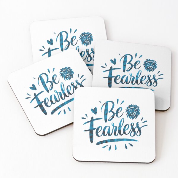 Item preview, Be Fearless - Cute Watercolor Motivational Quotes designed and sold by RiceArtShop.