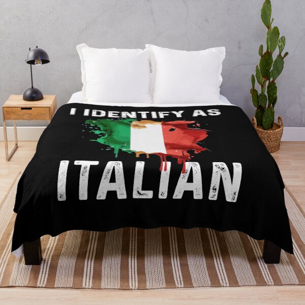 Item preview, I Identify As Italian Funny Italy Flag designed and sold by Dressed For Duty.