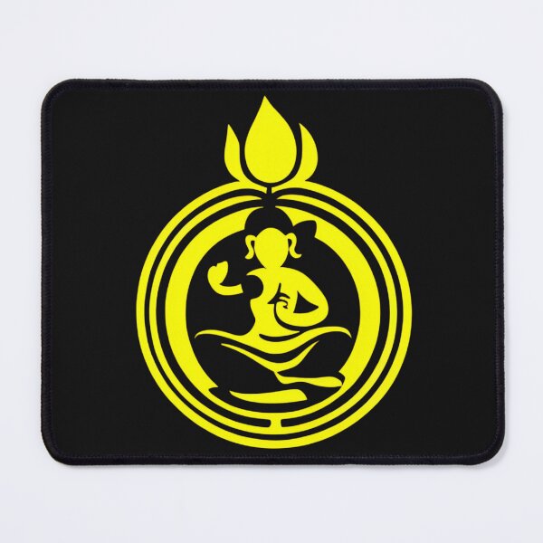 Item preview, Yellow Hindu Symbol with Figure designed and sold by smartlogo_factory.