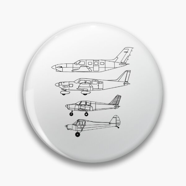 Item preview, Piper Cub, Cherokee 140, Cherokee 6, Piper Meridian designed and sold by RampRatGear.