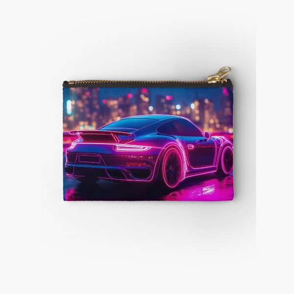 Item preview, Neon Sports Car City Skyline designed and sold by AdamesArtStudio.