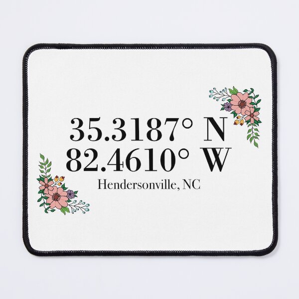 Item preview, Hendersonville, NC Coordinates designed and sold by mynameisliana.