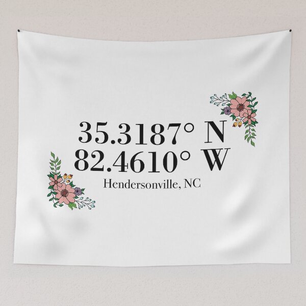 Item preview, Hendersonville, NC Coordinates designed and sold by mynameisliana.