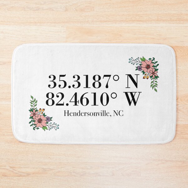 Item preview, Hendersonville, NC Coordinates designed and sold by mynameisliana.