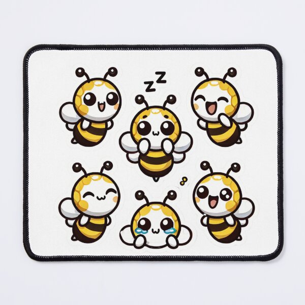 Item preview, Cute cartoon bubble bees designed and sold by  Any Mood Designs.