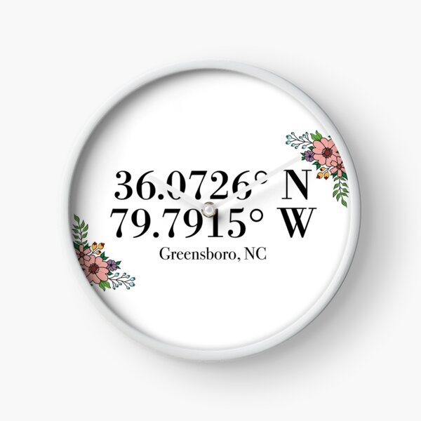 Item preview, Greensboro, NC Coordinates designed and sold by mynameisliana.